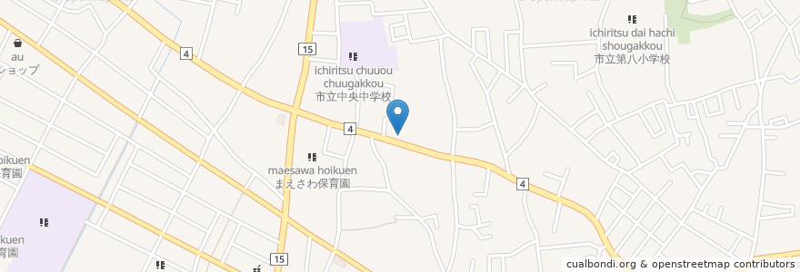 Mapa de ubicacion de 六和堂 en 日本, 東京都, 東久留米市.