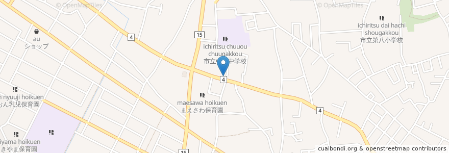 Mapa de ubicacion de 嶋田歯科医院 en 日本, 東京都, 東久留米市.