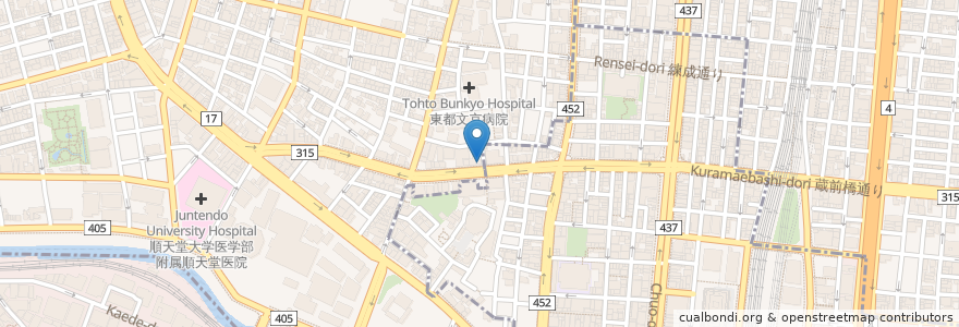 Mapa de ubicacion de ア ターブル en 日本, 東京都, 千代田区.