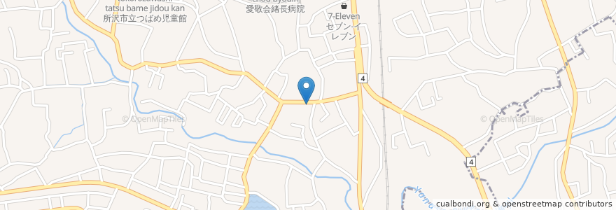 Mapa de ubicacion de 額賀胃腸科内科 en Япония, Сайтама, Токородзава.