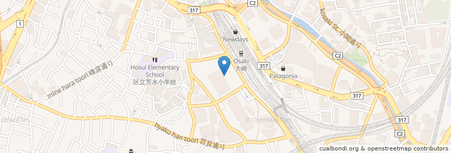 Mapa de ubicacion de THE FooTNiK en Japão, Tóquio, 品川区.