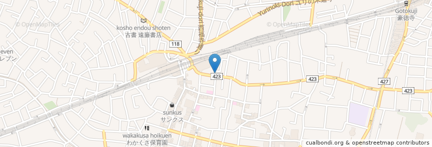 Mapa de ubicacion de ホウェイルキッズ en اليابان, 東京都, 世田谷区.