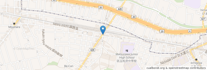 Mapa de ubicacion de 桜道家 en Jepun, 東京都.