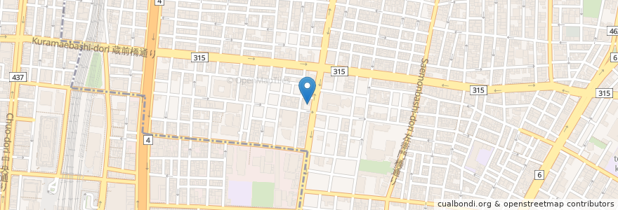 Mapa de ubicacion de Nogami Dental Office en Japón, Tokio, Taito.