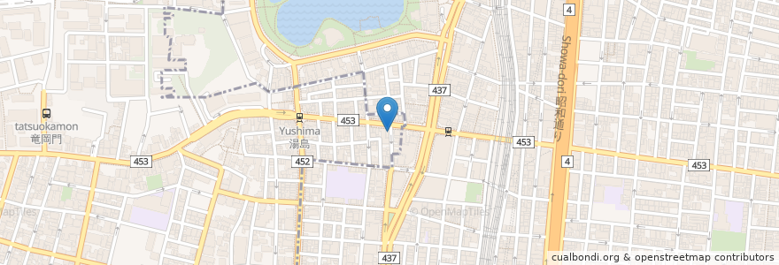 Mapa de ubicacion de 蛙之介 en Jepun, 東京都, 台東区.