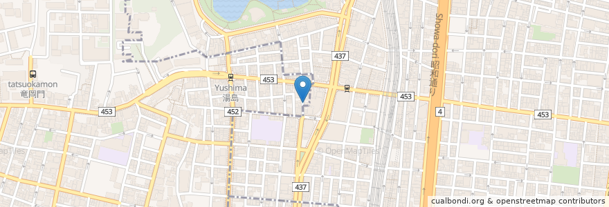 Mapa de ubicacion de FANTASISTA en 日本, 東京都, 台東区.