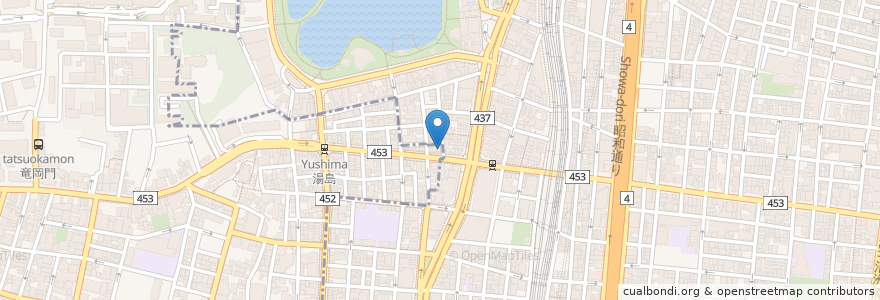 Mapa de ubicacion de すしまみれ en Jepun, 東京都, 台東区.