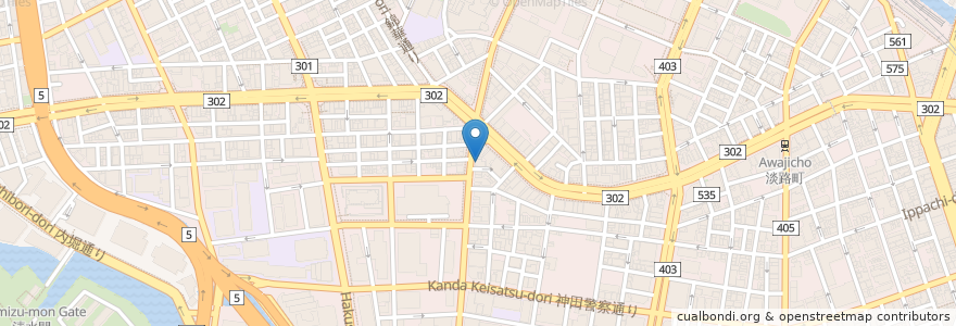 Mapa de ubicacion de カフェ・ラ・コルテ en 일본, 도쿄도, 치요다.