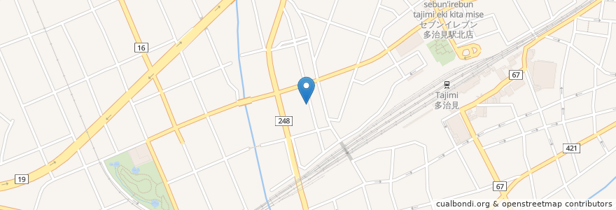 Mapa de ubicacion de 多治見市医師会准看護学校 en Japan, 岐阜県, 多治見市.