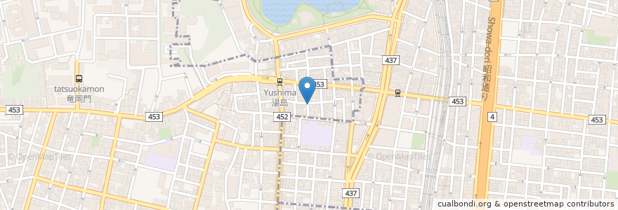 Mapa de ubicacion de 再來宴 en 일본, 도쿄도, 다이토구.