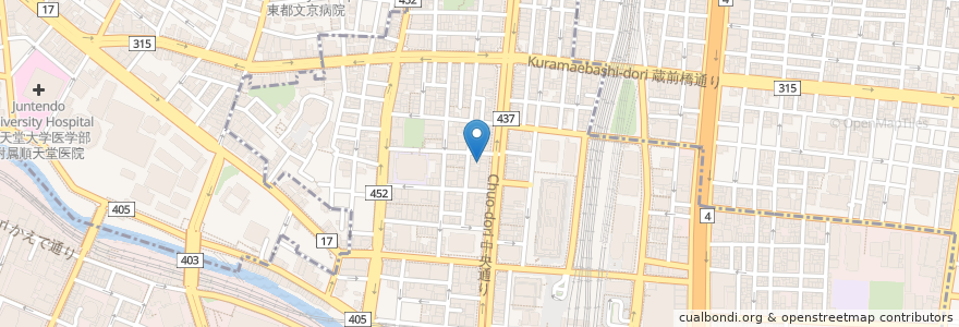 Mapa de ubicacion de Kanda Tamagoken en Japan, Tokyo, Chiyoda.