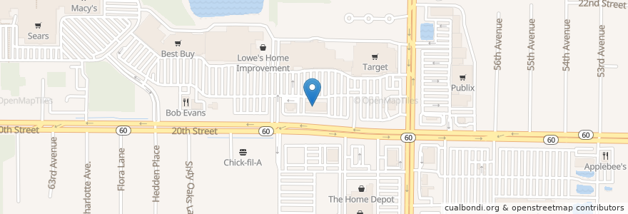 Mapa de ubicacion de The UPS Store en Verenigde Staten, Florida, Indian River County.