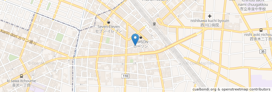 Mapa de ubicacion de 異味香 en Japão, 埼玉県.