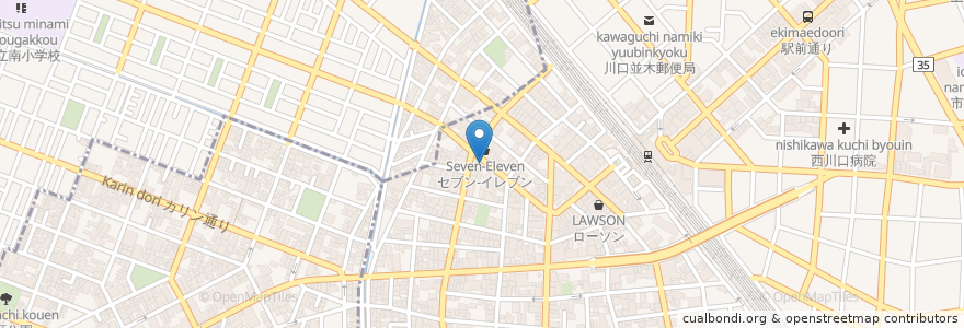 Mapa de ubicacion de 競Bar en Japonya, 埼玉県.