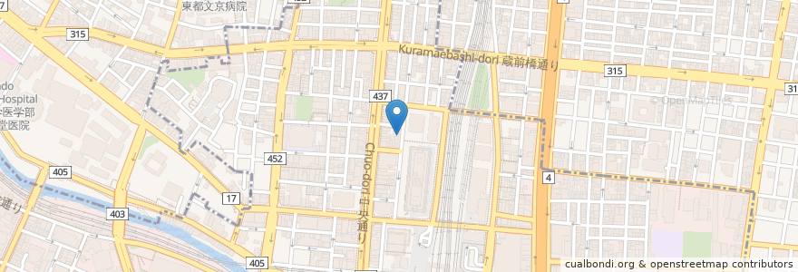 Mapa de ubicacion de 北京飯店 en Jepun, 東京都.