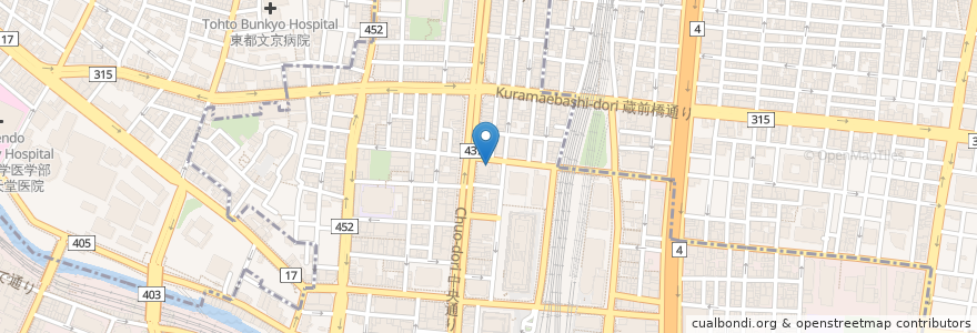 Mapa de ubicacion de ロイヤルホスト en ژاپن, 東京都.