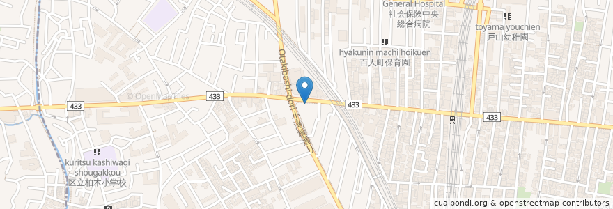 Mapa de ubicacion de 麺処直久 en Japon, Tokyo, Shinjuku.