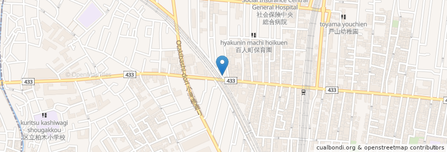 Mapa de ubicacion de 富士そば en Japon, Tokyo, Shinjuku.
