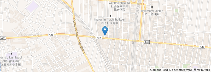 Mapa de ubicacion de 平禄寿司 en Japan, Tokio, 新宿区.