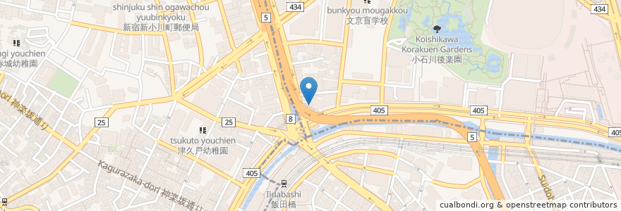 Mapa de ubicacion de 新興社駐輪場 en Japón, Tokio.