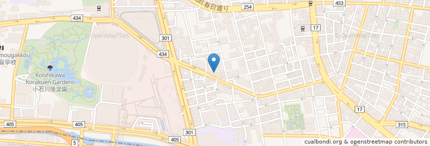 Mapa de ubicacion de ほっと en Japonya, 東京都, 文京区.