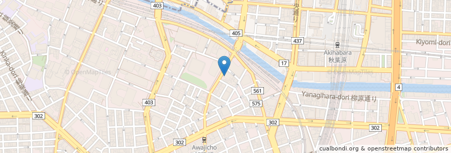 Mapa de ubicacion de RESTAURANT BAR OAKS en Japonya, 東京都, 千代田区.