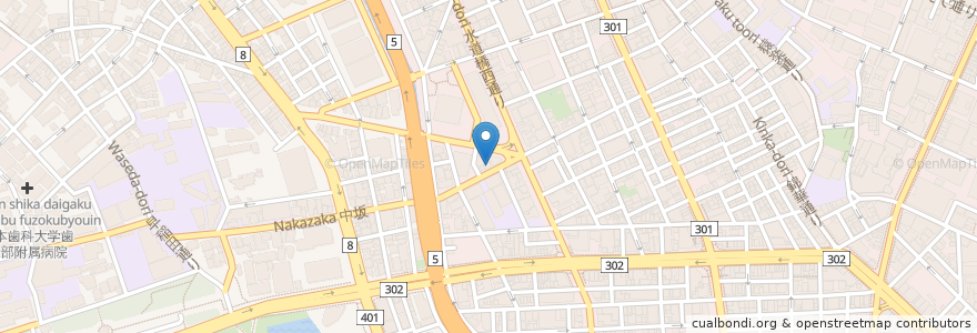 Mapa de ubicacion de 辰巳家 en Japón, Tokio, Chiyoda.