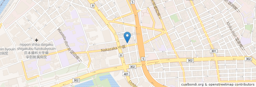 Mapa de ubicacion de タンメンしゃきしゃき en Japon, Tokyo, 千代田区.
