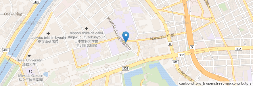 Mapa de ubicacion de park station en اليابان, 東京都, 千代田区.