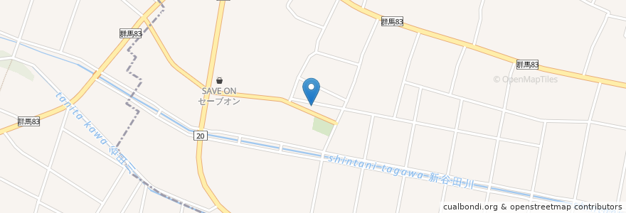 Mapa de ubicacion de 申子庵 en Japan, 群馬県, 館林市.