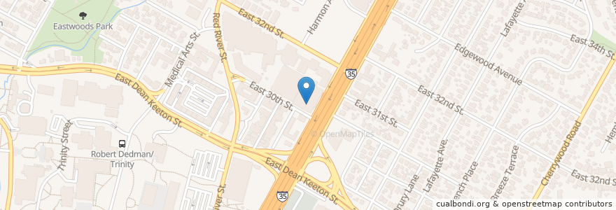 Mapa de ubicacion de Midtown Dental Associates en Estados Unidos Da América, Texas, Travis County, Austin.