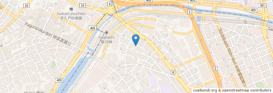 Mapa de ubicacion de 飯田橋小池クリニック en Giappone, Tokyo, Chiyoda.