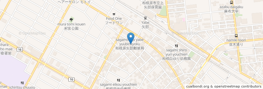 Mapa de ubicacion de SOLEADO en 日本, 神奈川県, 相模原市, 中央区.