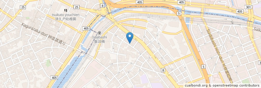 Mapa de ubicacion de 飯田橋榎本クリニック en 日本, 東京都, 千代田区.