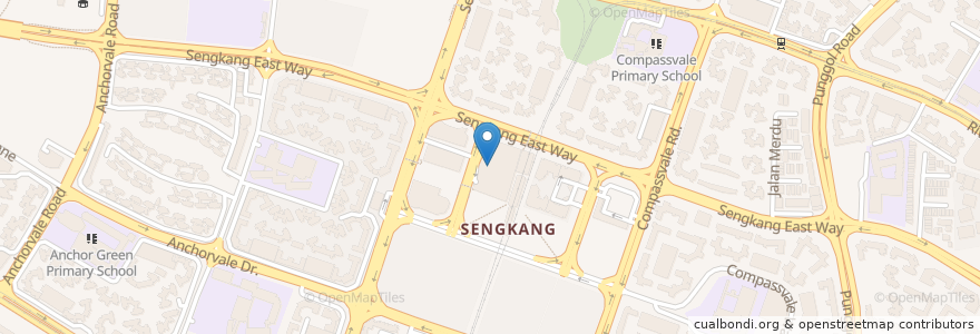 Mapa de ubicacion de Zoey's Diner en 싱가포르, Northeast.
