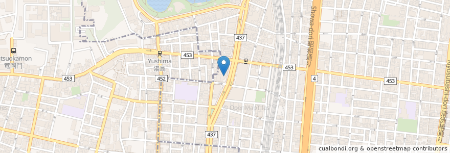 Mapa de ubicacion de オリエンタル上野検診センター en Japonya, 東京都, 台東区.