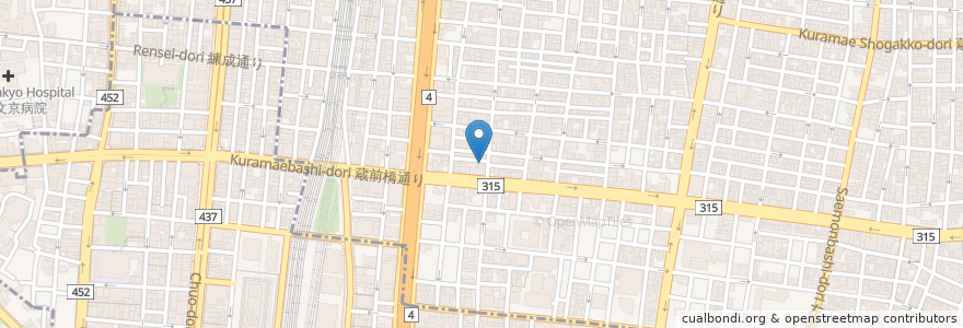 Mapa de ubicacion de 串郎酒場 en Giappone, Tokyo, 台東区.