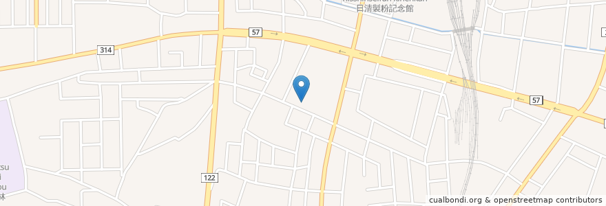 Mapa de ubicacion de マツモトキヨシ館林富士見町店 en Japon, Préfecture De Gunma, 館林市.