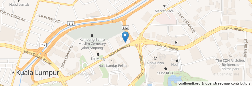 Mapa de ubicacion de Al Rajhi Bank en Malaysia, Selangor, Kuala Lumpur.