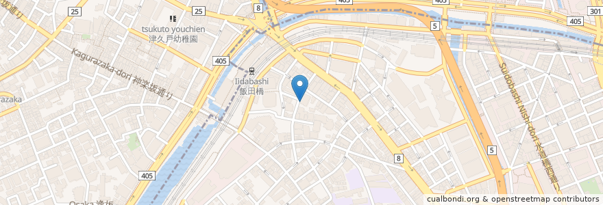 Mapa de ubicacion de 中橋バレエステージアカデミー en اليابان, 東京都, 千代田区.