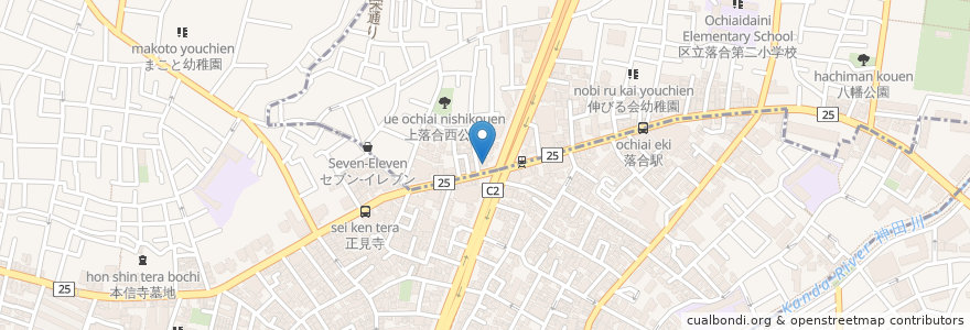 Mapa de ubicacion de 松井歯科医院 en Japan, Tokyo, Nakano.