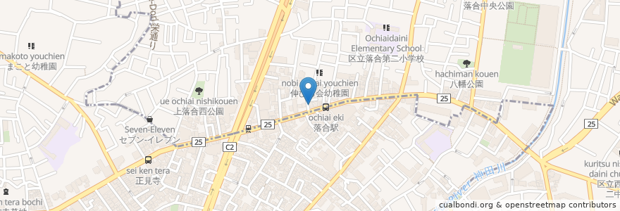 Mapa de ubicacion de 伊藤メディカルクリニック en Japon, Tokyo, 中野区.
