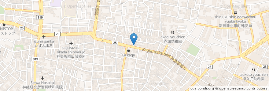 Mapa de ubicacion de Fingers en Japan, Tokio, 新宿区.