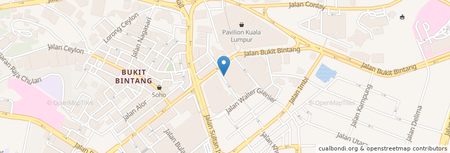 Mapa de ubicacion de Sana'a Restaurant en Malezya, Selangor, Kuala Lumpur.