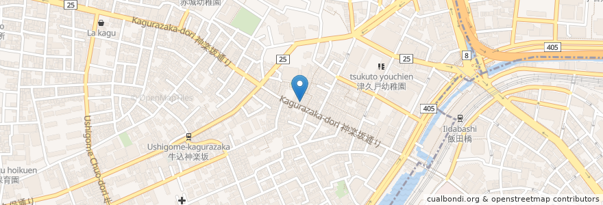 Mapa de ubicacion de 赤坂ワヰン酒場 en 日本, 东京都/東京都, 新宿区/新宿區.