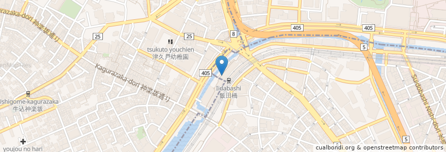 Mapa de ubicacion de カフェ・ド・クリエ en Japão, Tóquio, 千代田区.