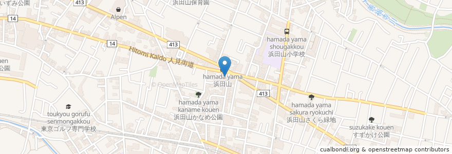 Mapa de ubicacion de レモンの木 en Japan, 東京都, 杉並区.