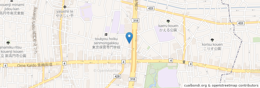 Mapa de ubicacion de 大泉歯科医院 en Japan, Tokio, 杉並区.