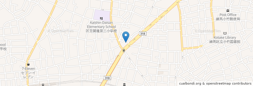 Mapa de ubicacion de ドミノ en Japon, Tokyo, 練馬区.