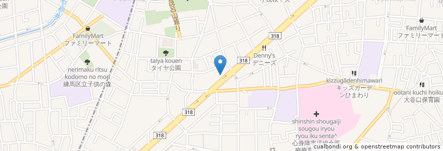 Mapa de ubicacion de みんなのリハビリデイサービス en Japon, Tokyo, 板橋区, 練馬区.